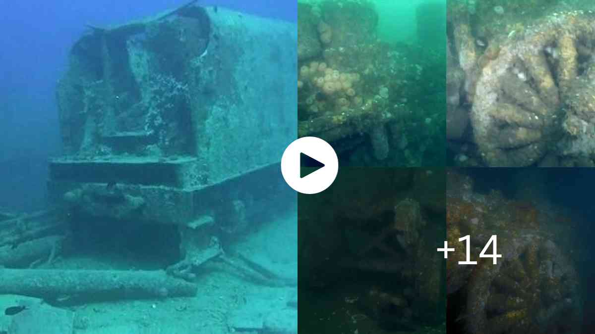 Mysteries Of The World Locomotives Dating Back to the 1850s Found at the Bottom of the Sea