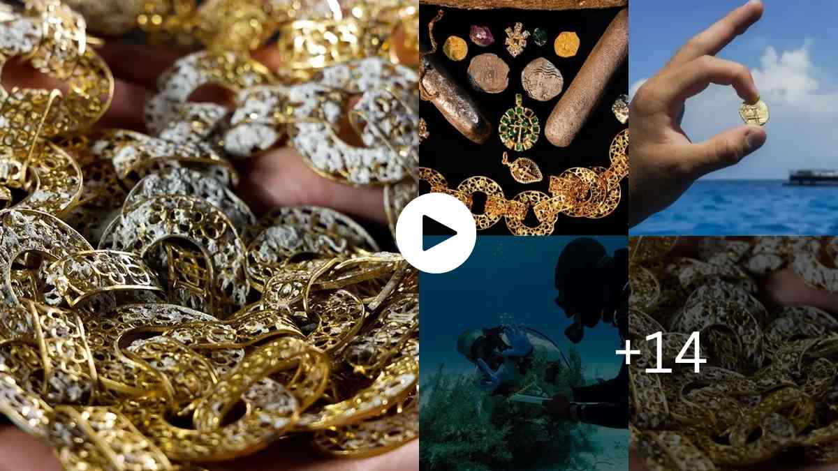 Mysteries Of The World Treasure Trove Recovered from a 366-year-old Shipwreck in the Bahamas