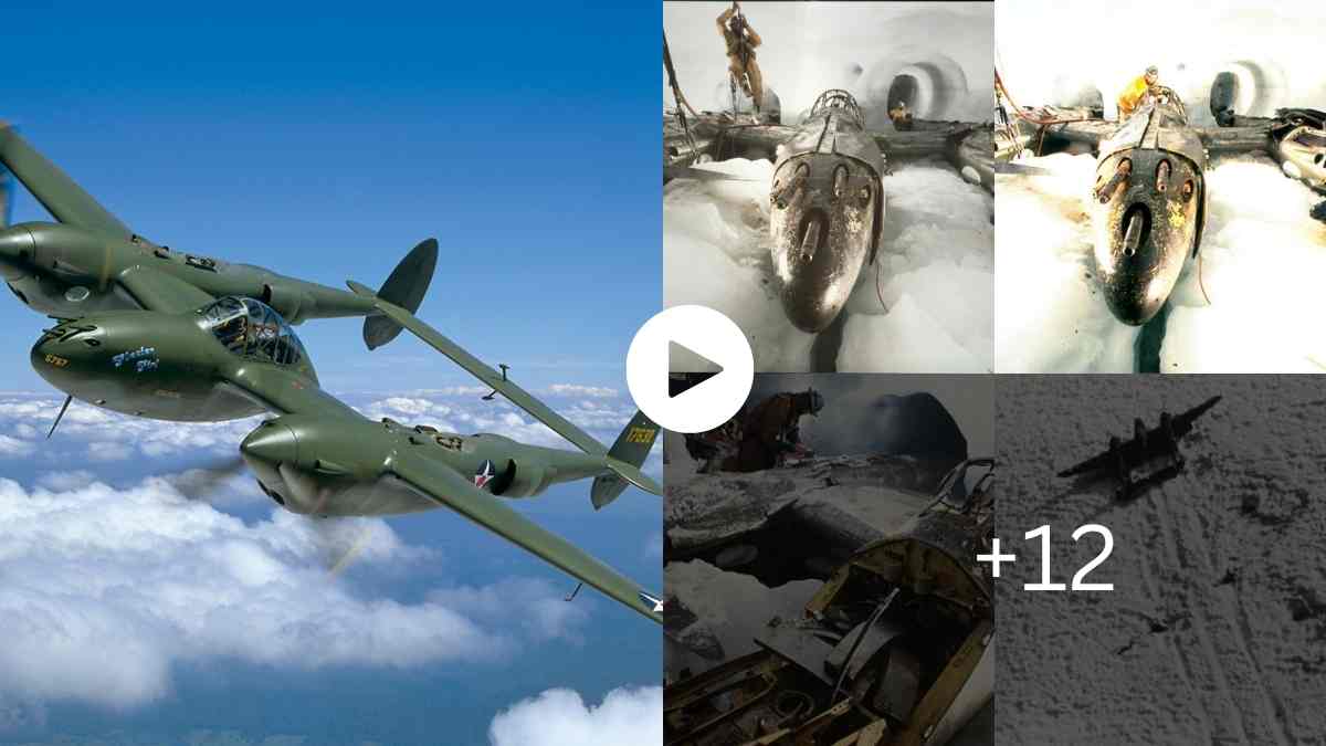 Mysteries Of The World WWII P-38 Discovered Under 300 Feet of Ice in Greenland