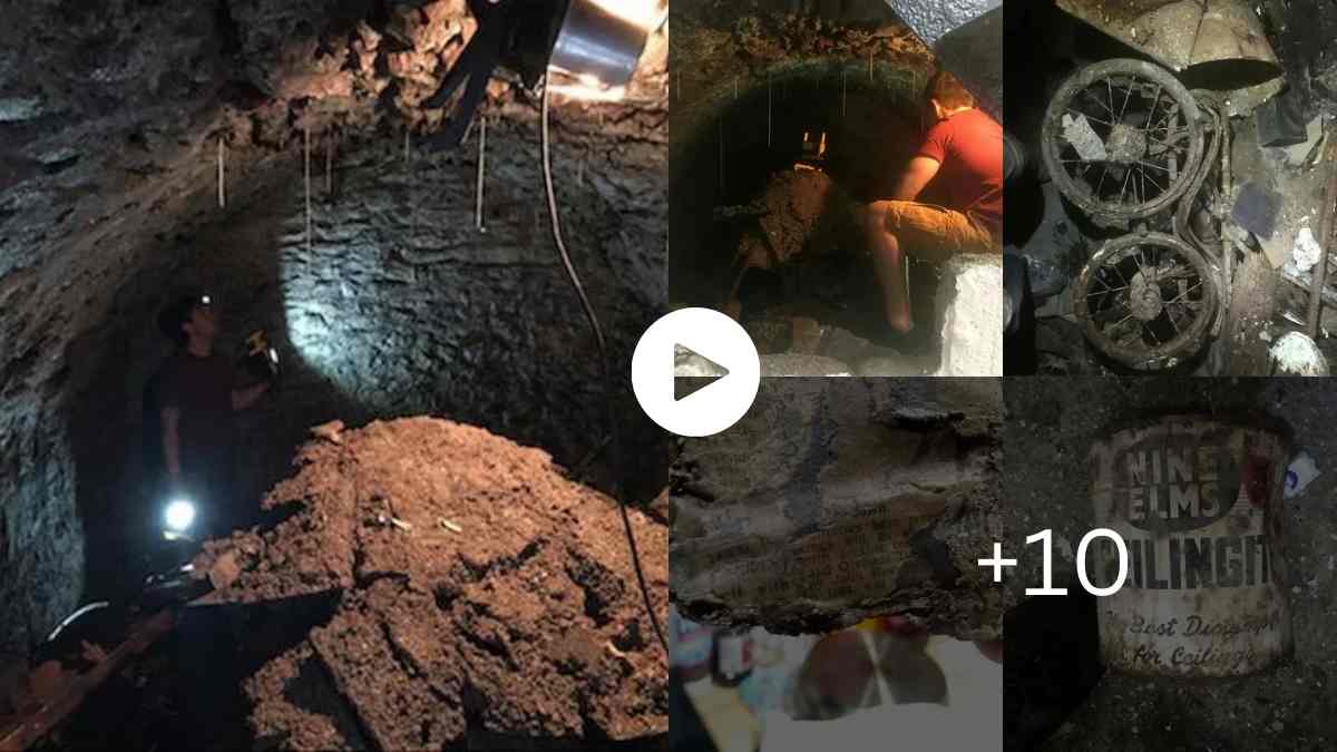 Mysteries Of The World Bored Man Discovered 120 Year Old Tunnel Under His House