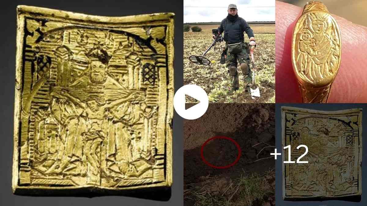 Mysteries Of The World 15th Century Gold Pendant Discovered Buried in a Field